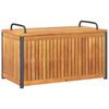 vidaXL Kussenbox 85x45x45/53 cm massief acaciahout en staal