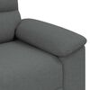 vidaXL Fauteuil 60 cm stof donkergrijs