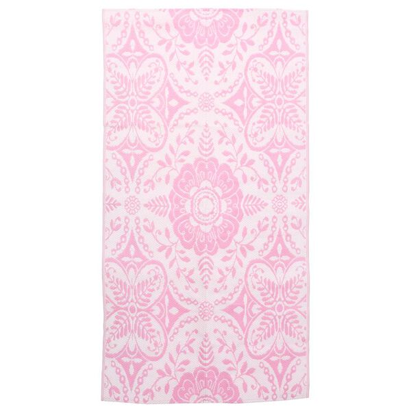 vidaXL Buitenkleed ARAKIL 120x180 cm PP roze