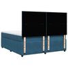 vidaXL Boxspring met matras fluweel blauw 200x200 cm