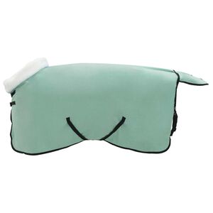 vidaXL Paardendeken Volledig Donkergroen 75 cm Polar fleece