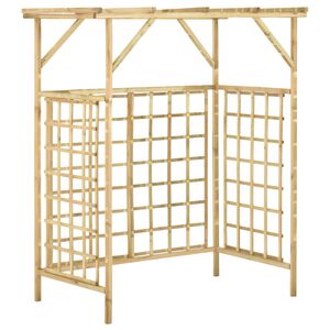 vidaXL Pergola voor 2 containers ge&iuml;mpregneerd grenenhout