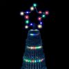 vidaXL LED-kerstboom 475 LEDs kleurrijk 247 cm