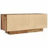 vidaXL Tv-meubel 100x35x40 cm bewerkt hout oud houtkleurig