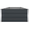 vidaXL Plantenbak Antraciet 195 x 100 x 45 cm Gegalvaniseerd staal