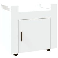vidaXL Bureaukastje 60x45x60 cm bewerkt hout wit