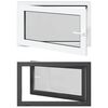 vidaXL Kelderraam RISOR 100 x 60 cm PVC en glas Antracietkleurig