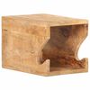 vidaXL Wandfietsenrek 35x25x25 cm massief ruw mangohout