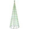 vidaXL Kegelkerstboom 732 LED's meerkleurig 160x500 cm
