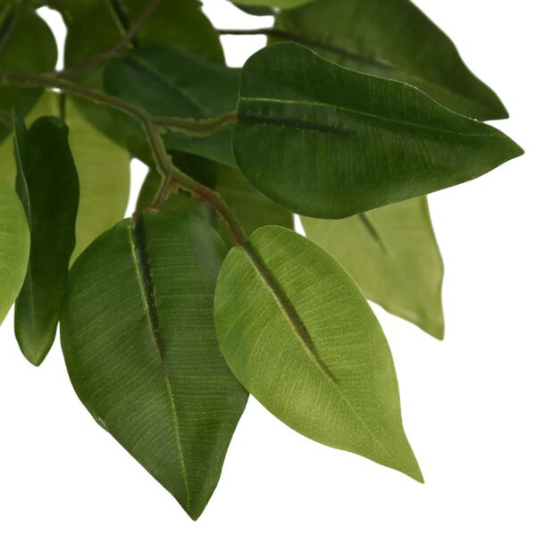vidaXL Kunstplant ficus 378 bladeren 80 cm groen