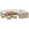 vidaXL Tuin Sofa Set 14 st 13-Aantal zitplaatsen Beige en Cr&egrave;me
