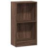 vidaXL Boekenkast 40x24x76 cm bewerkt hout bruin eikenkleurig