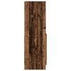 vidaXL Hoge kast 63x33x100 cm bewerkt hout oud houtkleurig