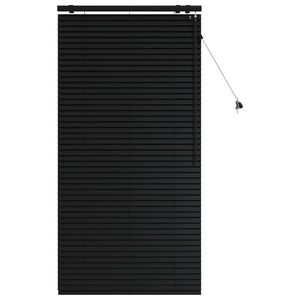 vidaXL Venetiaanse jaloezie Zwart 85 x 160 cm 35 mm