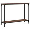 vidaXL Wandtafel 101x30,5x75 cm bewerkt hout bruin eikenkleur
