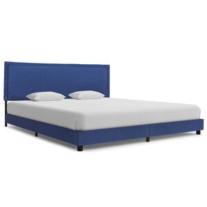 vidaXL Bedframe zonder matras 150x200 cm blauw