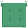 vidaXL Tuinstoelkussens 2 st 50x50x4 cm oxford stof groen