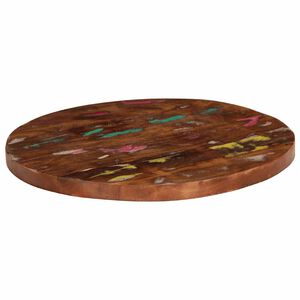 vidaXL Tafelblad rond &Oslash; 40x1,5 cm massief gerecycled hout