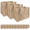vidaXL Jute handtassen 50 Naturel 26 x 22 x 14 cm 100% Tossa Jute