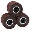 vidaXL Schuurrollen 3 st Bruin 12 x 12 x 10 cm Synthetische Vezel