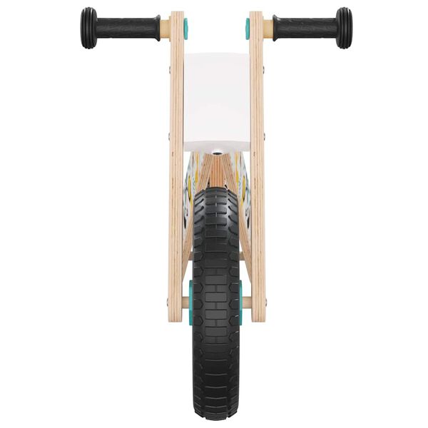 vidaXL Loopfiets voor kinderen blauw met print