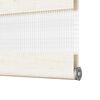 vidaXL Zebra rolgordijn 145x200 cm stofbreedte 140,9 cm marmerbeige