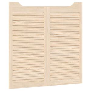vidaXL Schuifdeuren 2 st 100 x 50 cm Massief grenenhout Naturel