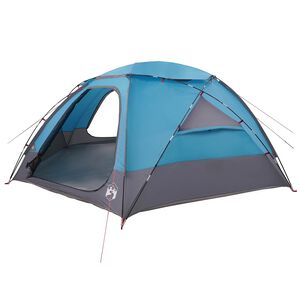 vidaXL Koepeltent met Verwijderbare Regenkap 12-persoons Blauw