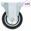 vidaXL 24 st Wielen vast 75 mm