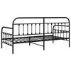 vidaXL Bedframe voor een daybed Zwart 100 x 200 cm Gepoedercoat staal