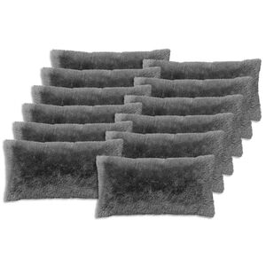 vidaXL Kussen met kussen HEERLEN 2 st Lichtgroen PV Fleece
