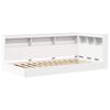 vidaXL Boekenkast Bed met hoofdeinde Wit 75 x 190 cm Bewerkt hout