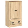 vidaXL Hoge kast 60x35,5x103,5 cm bewerkt hout sonoma eikenkleurig