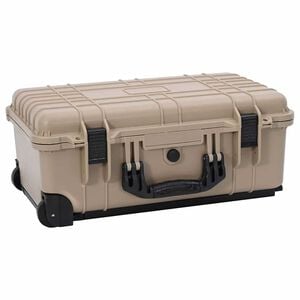 vidaXL Harde Case met opslag Zand 56 x 35 x 23 cm Polypropyleen en ABS