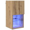 vidaXL Wandgemonteerd tv-meubel 30,5 x 30 x 60 cm Artisan Eiken