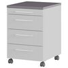 Germania Rolkast GW-Profi 2.0 42x49x61 cm lichtgrijs en grafietkleurig