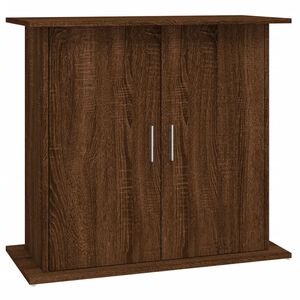 vidaXL Aquariumstandaard 81x36x73 cm bewerkt hout bruin eikenkleur