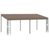 vidaXL Wandprieel 6x3 m stof taupe