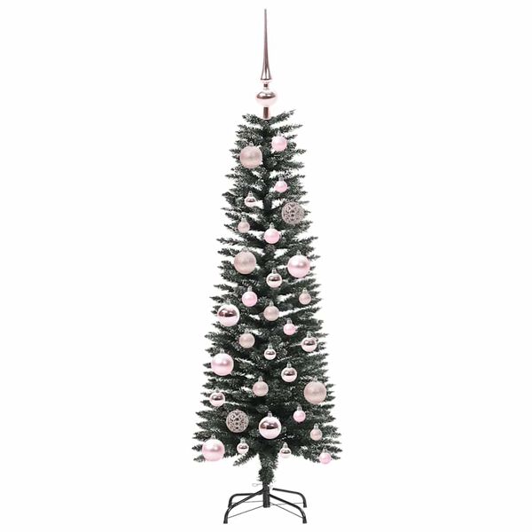 vidaXL Kunstkerstboom met 150 LED Groen 120 cm PVC en Plastic en Staal