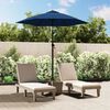 vidaXL Parasol 200x224 cm aluminium blauw