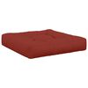 vidaXL 1-Piece Zitkussen VIANEN 100% Polyester Rood 80 x 80 x 12 cm