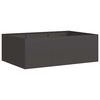 vidaXL Plantenbak 120x80x40 cm staal zwart