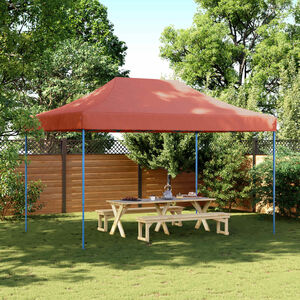 vidaXL Partytent inklapbaar pop-up 440x292x315 cm terracotta