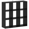 vidaXL Boekenkast Zwart eiken 102 x 32 x 102 cm