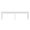 vidaXL Tuinbank 2-zits 159,5x44x45 cm massief grenenhout wit