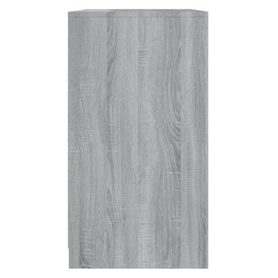vidaXL Dressoir 70x40,5x75 cm bewerkt hout grijs sonoma eikenkleurig