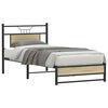 vidaXL Bedframe zonder matras hout sonoma eikenkleurig 90x200 cm