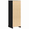 vidaXL Highboard Zwart Eiken 36 x 35,5 x 103,5 cm Bewerkt hout