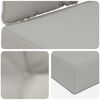 vidaXL Buiten bankkussen 3 pcs Grijs Polyester