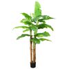 vidaXL Kunstboom met pot banaan 300 cm groen